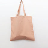 Women Solid Eco Canvas Shoulder Bag Reusable Large Handbag