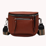 Women Solid Messenger Crossbody Bags Casual PU Leather Shoulder Tote