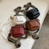 Women Solid Messenger Crossbody Bags Casual PU Leather Shoulder Tote
