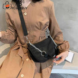 Women Solid Messenger Handbag Ladies Shoulder Travel Crossbody Bags