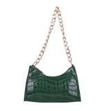 Women Solid PU Leather Handbags Totes Lady Daily Shopping Chain Shoulder Bags