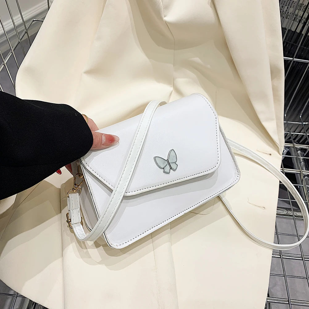 Women PU Leather Shoulder Bag Small Handbag for Ladies Winter