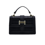 Sweet Wind Woven One-Shoulder Bag Women Casual Small Square Bag