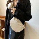 Women Solid Colour Crossbody Chest Bag