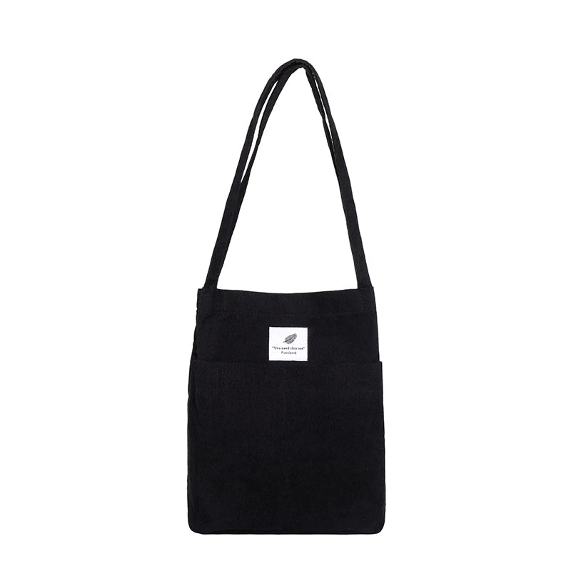 Women Corduroy Shoulder Bag Tote Crossbody Bags