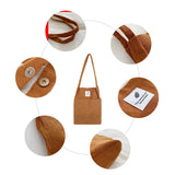 Women Corduroy Shoulder Bag Tote Crossbody Bags