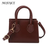 Women Solid Crossbody Handbag PU Female Travel Shoulder Top-Handle Bags