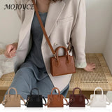 Women Solid Crossbody Handbag PU Female Travel Shoulder Top-Handle Bags