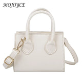 Women Solid Crossbody Handbag PU Female Travel Shoulder Top-Handle Bags