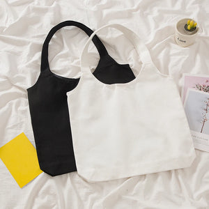 Vintage Canvas Tote Shoulder Bag Eco Friendly Shopping Bag