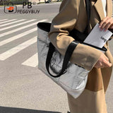 Women Space Padded Nylon Quilted Lattice Top-handle Bag