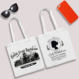 Bridgerton TV Series Lady Whistledown Graphic Shoulder Bag
