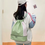 Women Sports Backpack Dry Wet Separation High Capacity Portable