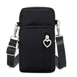 Women Sports Square Bag Mini Cellphone Pouch Crossbody Shoulder Bags