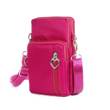 Women Sports Square Bag Mini Cellphone Pouch Crossbody Shoulder Bags