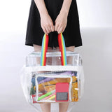Transparent Shoulder Bag PVC Clear Handbag Waterproof Tote Bag