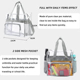 Transparent Shoulder Bag PVC Clear Handbag Waterproof Tote Bag