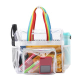 Transparent Shoulder Bag PVC Clear Handbag Waterproof Tote Bag