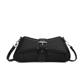 Square Leather Crossbody Bag Women's Messenger Purse Handbag