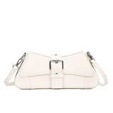Square Leather Crossbody Bag Women's Messenger Purse Handbag
