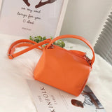 Women Square Tote Soft Handle PU Leather Handbag Messenger Bag