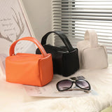 Women Square Tote Soft Handle PU Leather Handbag Messenger Bag