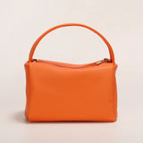 Women Square Tote Soft Handle PU Leather Handbag Messenger Bag