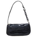 Women Stone Pattern PU Leather Handbags Lady Pure Shoulder Underarm Bag