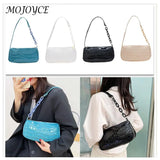 Women Stone Pattern PU Leather Handbags Lady Pure Shoulder Underarm Bag