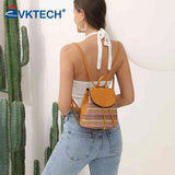 Boho Embroidery Shoulder Backpack for Women