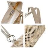 Retro Large Capacity Straw Shoulder Bag for Women