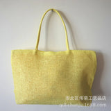 Straw Weaving Tote Handbag for Women Large Capacity Woven Shoulder Bag