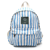 Stripes Canvas Backpack for Teenage Girls