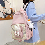 Women Student Bear Backpack Lady Travel Bagpack Female Rucksack