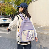 Women Student Bear Backpack Lady Travel Bagpack Female Rucksack