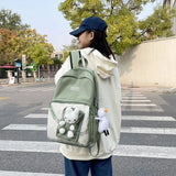 Women Student Bear Backpack Lady Travel Bagpack Female Rucksack
