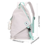 Women Oxford Backpack Purse Large Capacity Shoulder Bag Satchel