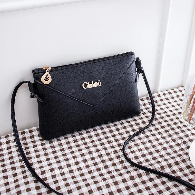 Women Envelope Shoulder Messenger Bag Zipper Pu Leather Casual Square Bag