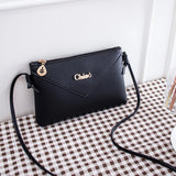 Women Envelope Shoulder Messenger Bag Zipper Pu Leather Casual Square Bag
