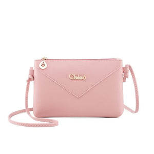 Women Envelope Shoulder Messenger Bag Zipper Pu Leather Casual Square Bag