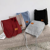 Women Linen Beach Bag Large Capacity Shoulder Tote Casual Travel Shopping