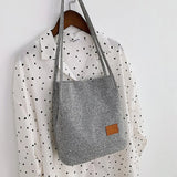Women Flax Beach Shoulder Bag Large Capacity Totes