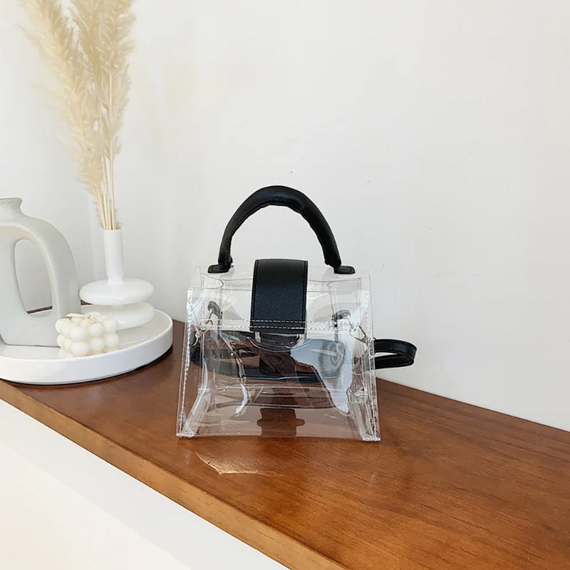 Women Summer PVC Clear Armpit Bags for Business Travel
