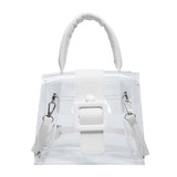 Women Summer PVC Clear Armpit Bags Ladies Pure Transparent Underarm Tote