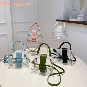 Women Summer Clear Armpit Bag Transparent Underarm Tote