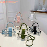 Women Summer Clear Armpit Bag Transparent Underarm Tote