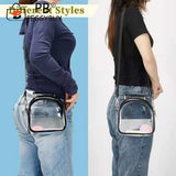 Women Summer PVC Clear Shoulder Armpit Bags Ladies Casual Transparent Tote