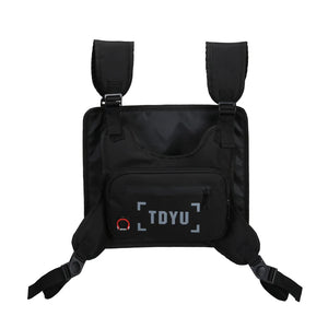 Tactical Vest Bag Unisex Chest Rig Bag Streetwear Waistcoat Packs