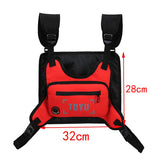 Tactical Vest Bag Unisex Chest Rig Bag Streetwear Waistcoat Packs