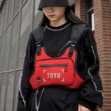 Tactical Vest Bag Unisex Chest Rig Bag Streetwear Waistcoat Packs